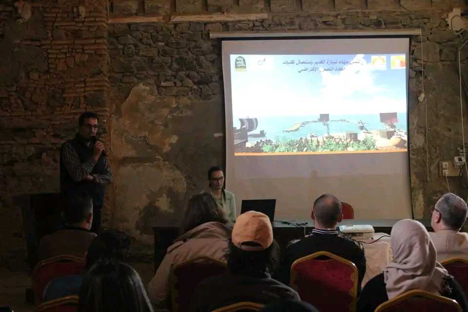 تنظيم محاضرة تحت عنوان” دراسة ميناء تيبازة ميناء القديم باستعمال تكنولوجيات الحديثة من تقديم دنيا بوراي